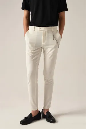 ANT Men's Accessory Detail Slim Fit Trousers - Brive-la-Gaillarde