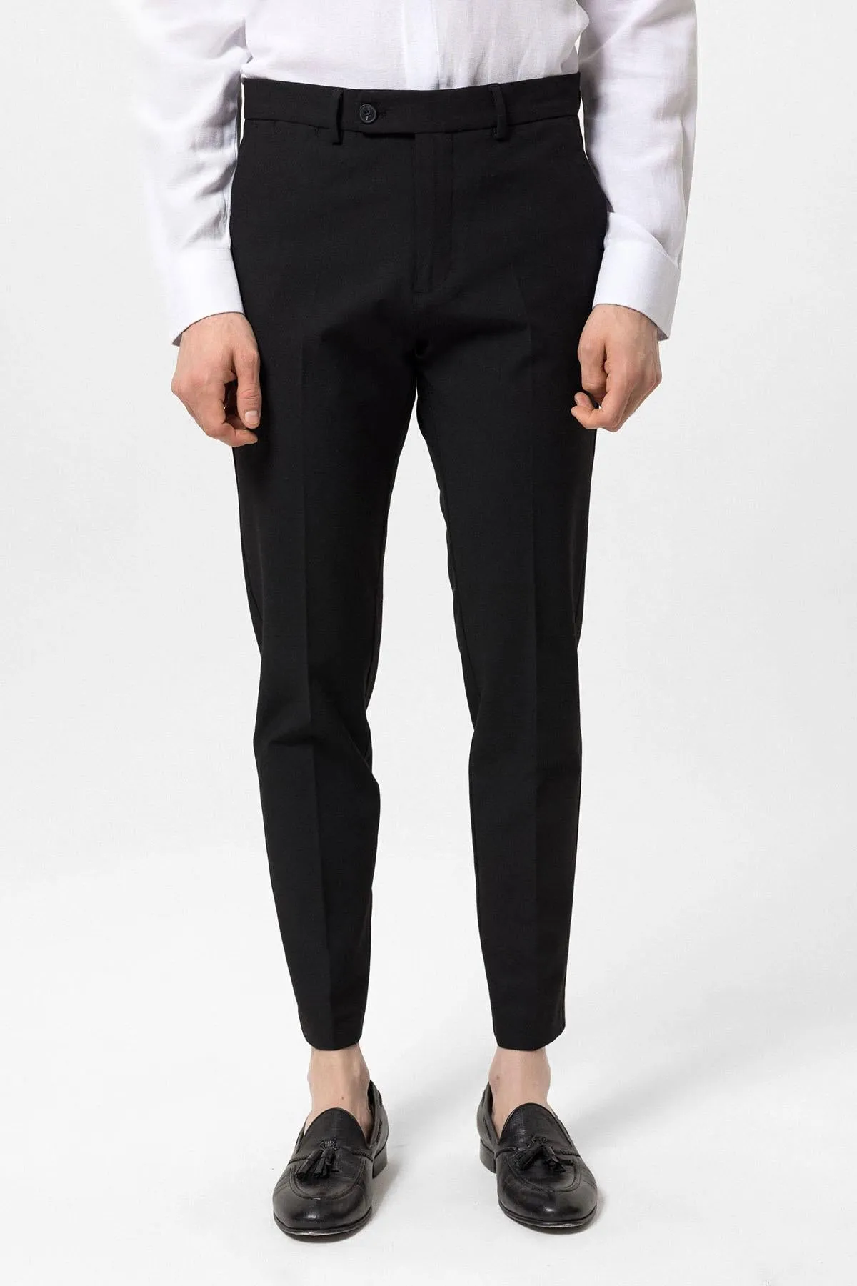 ANT Slim Fit Men's Fabric Trousers - Trois-Rivières