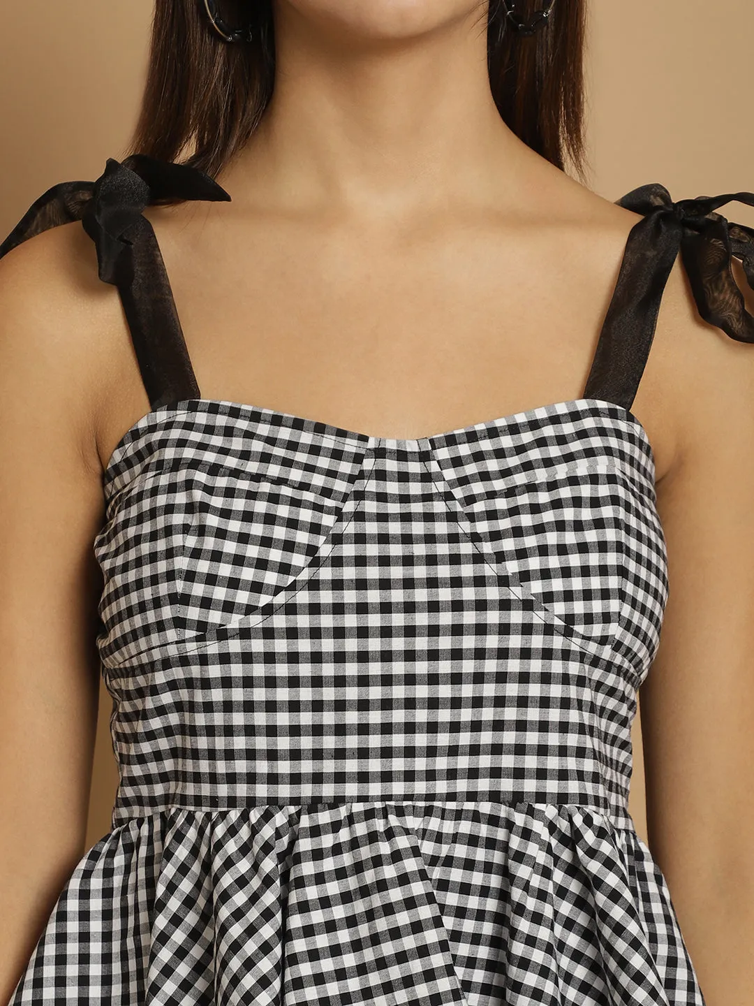 Black & White Checkered Co-Ord Set