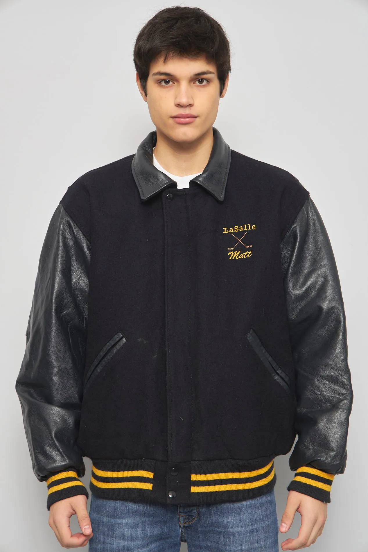 Bomber casual  azul game talla L 085