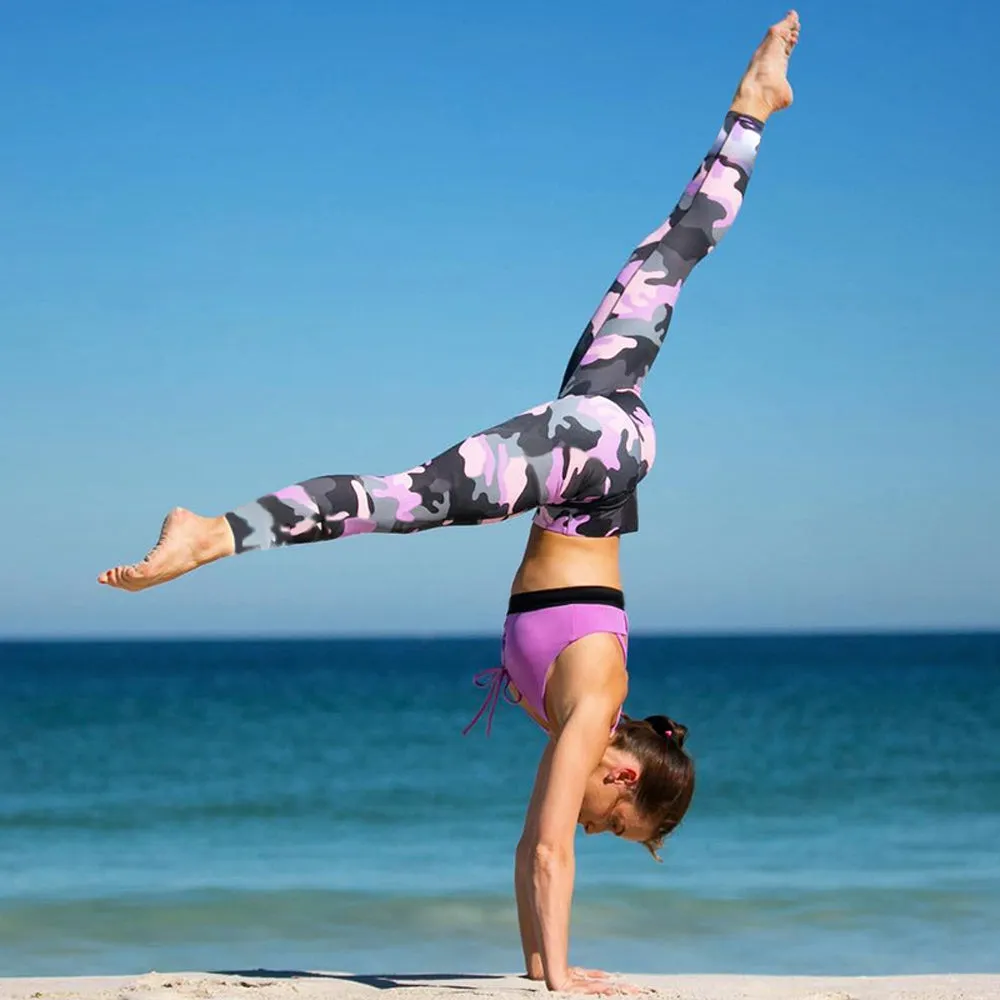 Camouflage High Waist Yoga Leggings
