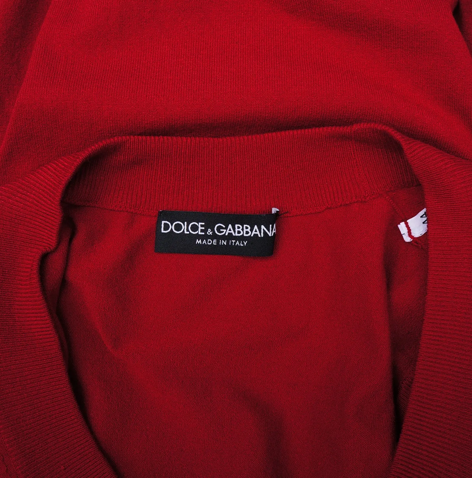 DOLCE & GABBANA RED CARDIGAN SET