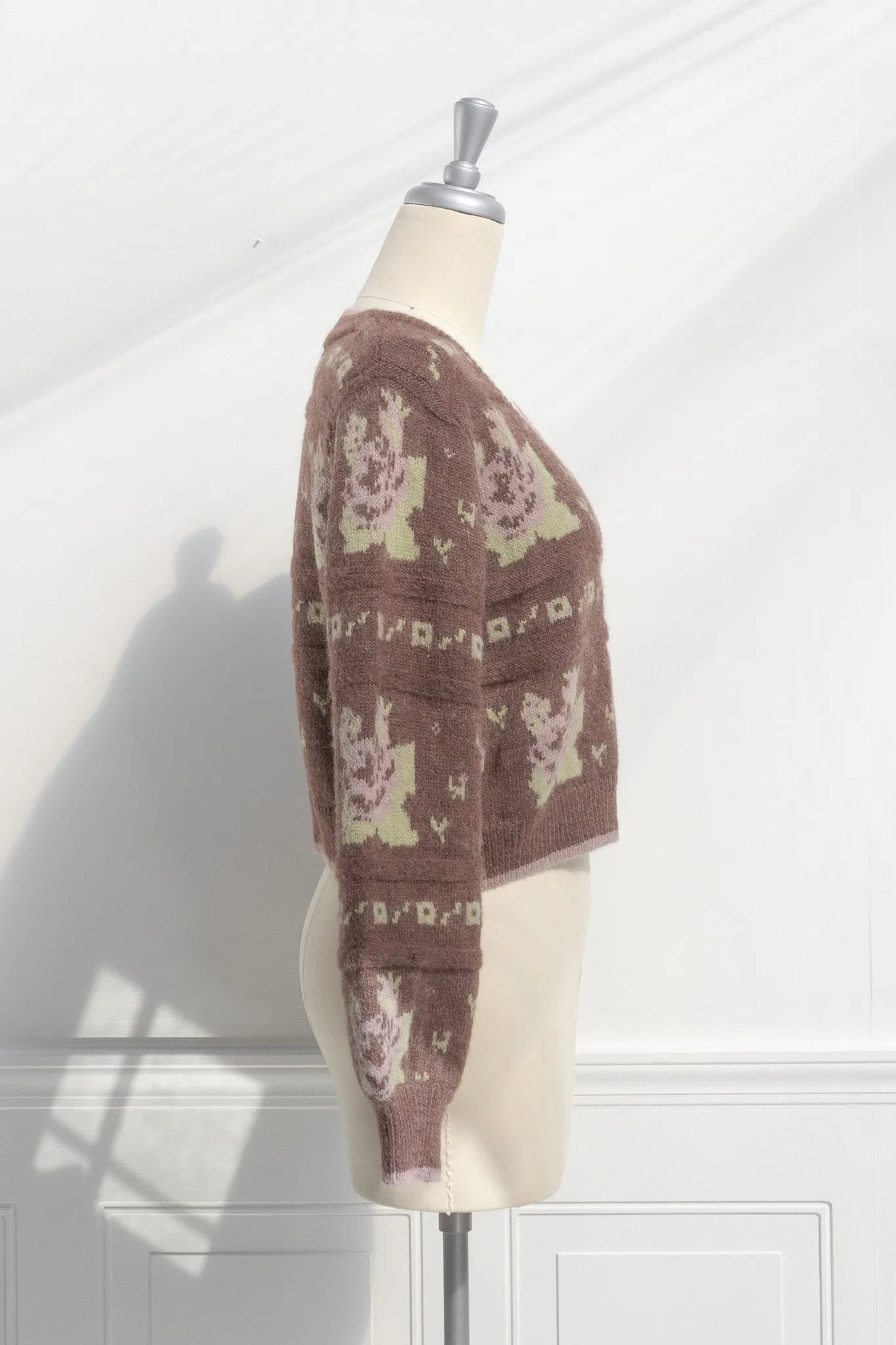 Fair Isle Cardigan Sweater