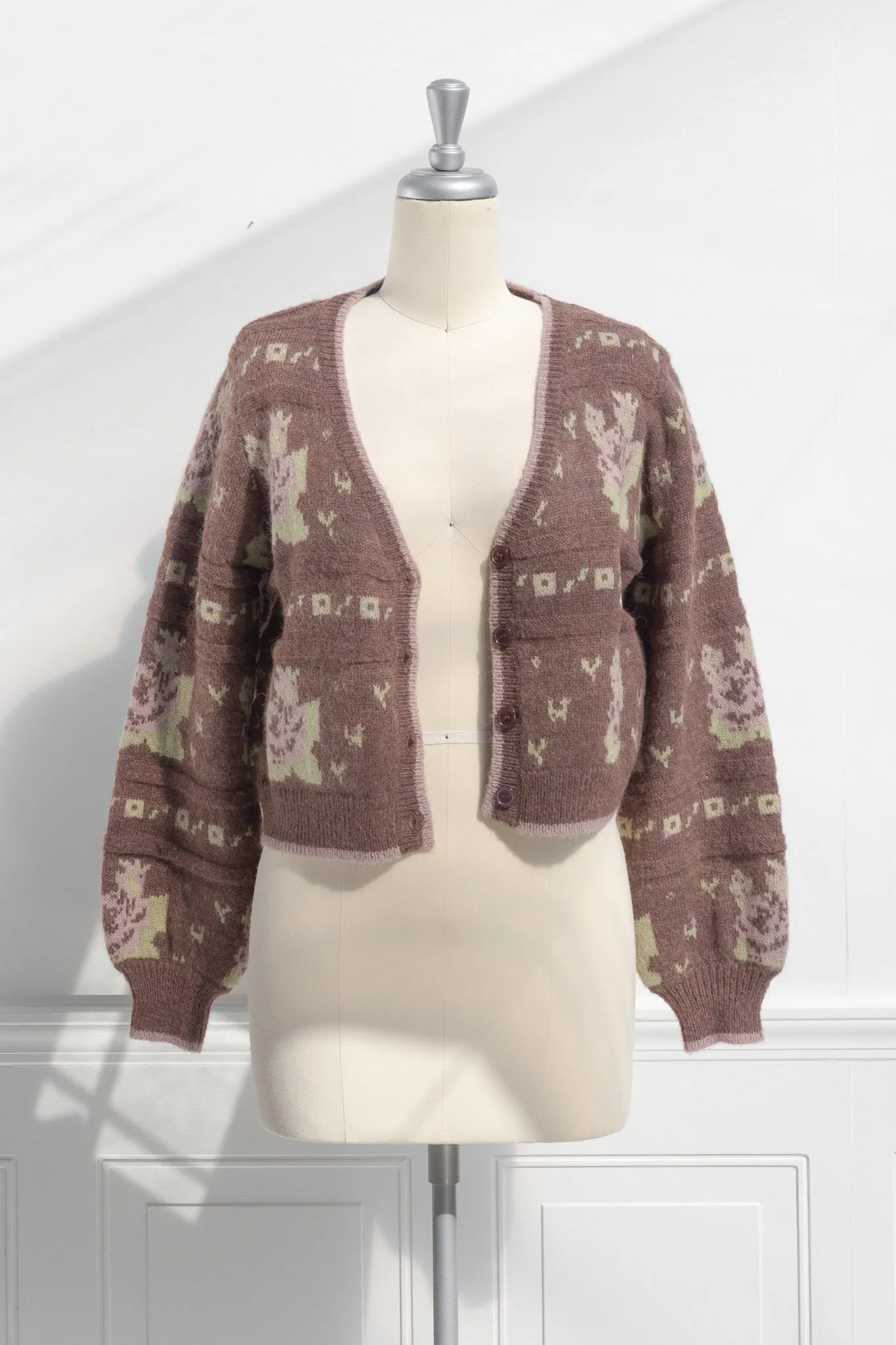Fair Isle Cardigan Sweater