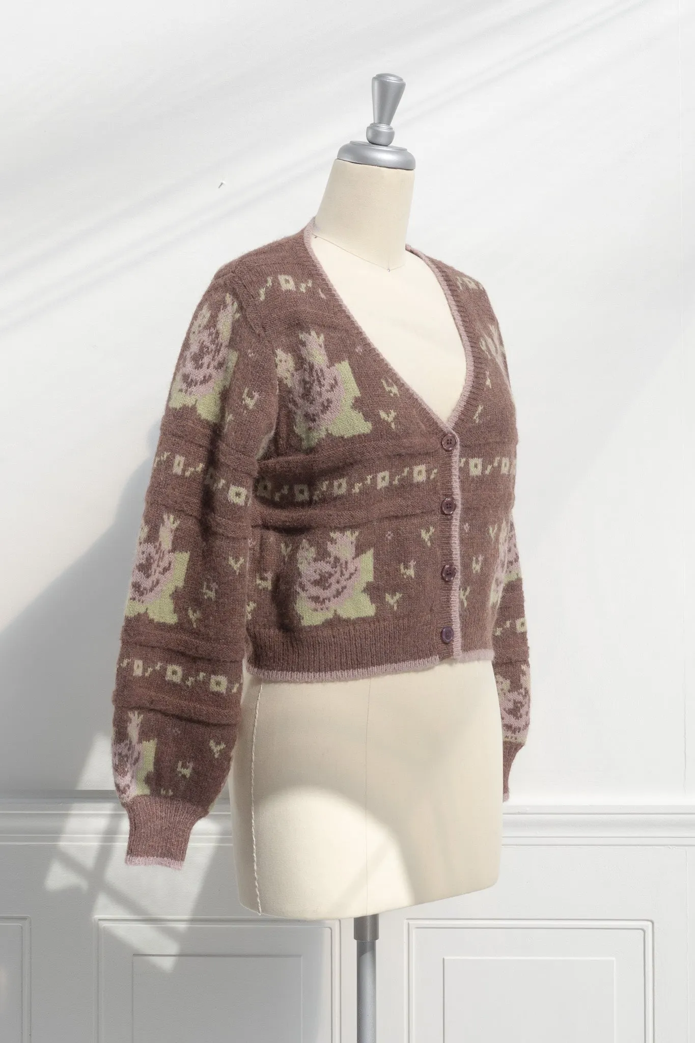 Fair Isle Cardigan Sweater