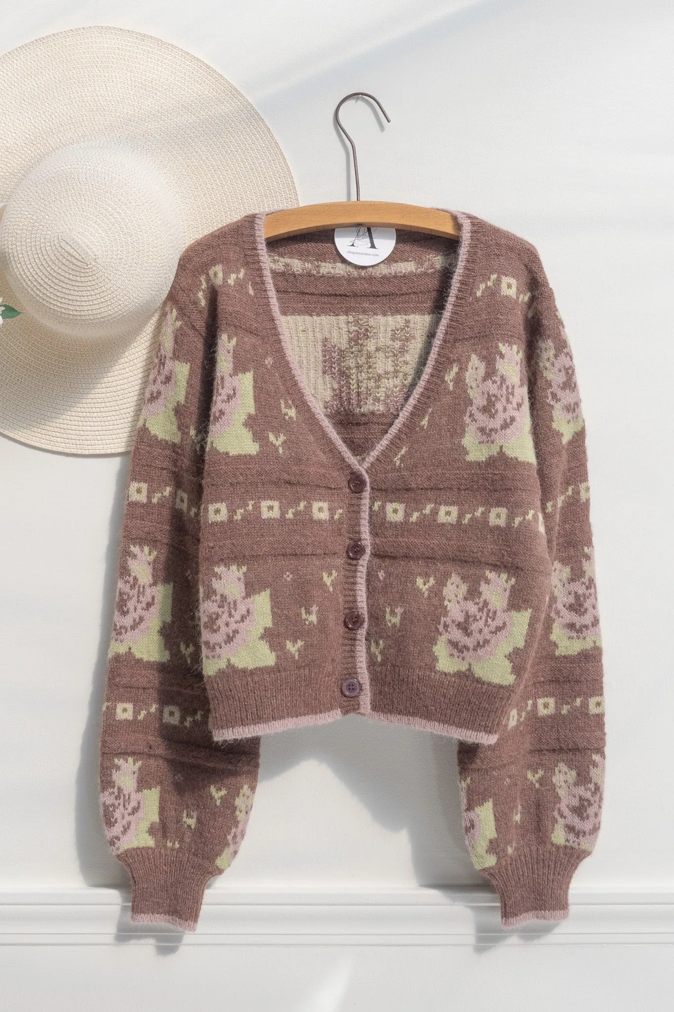 Fair Isle Cardigan Sweater