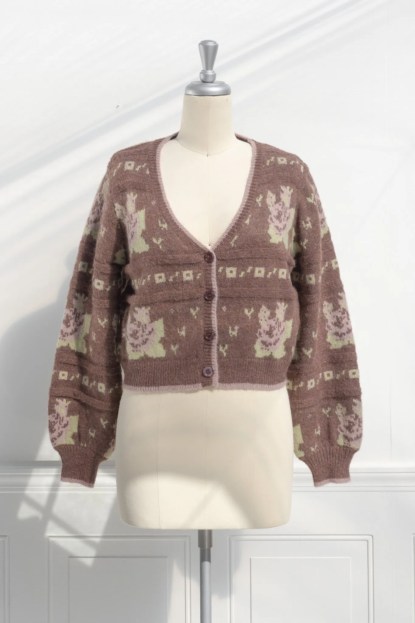Fair Isle Cardigan Sweater