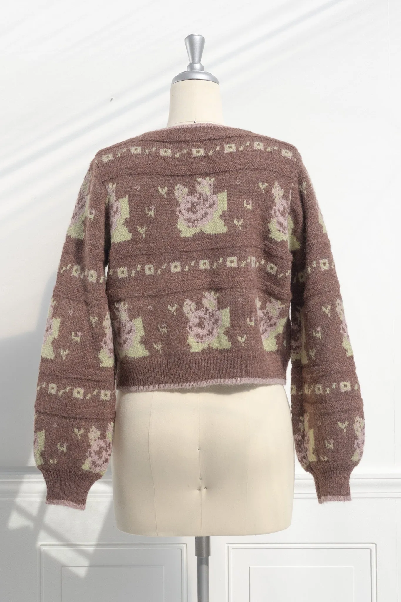 Fair Isle Cardigan Sweater