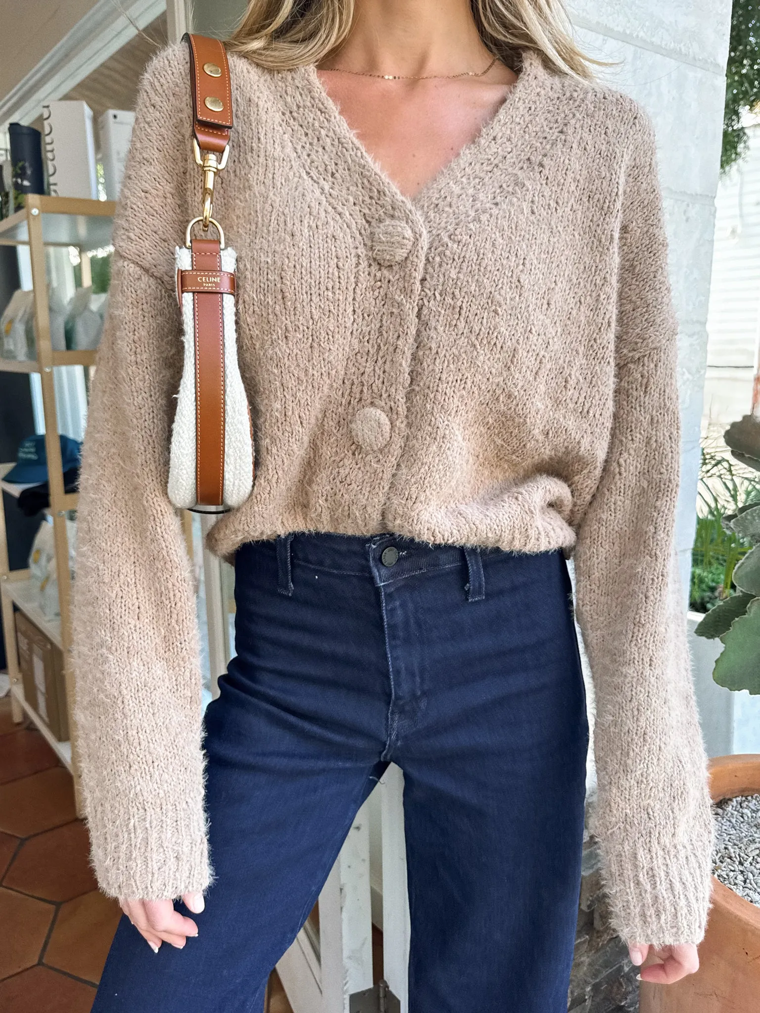 Farrah Knit Sweater in Brown