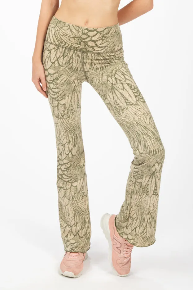 Feather Flares - Cream Olive