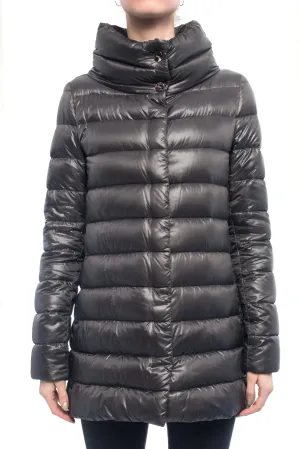 Herno Dark Grey Down Filled Puffer Coat - M