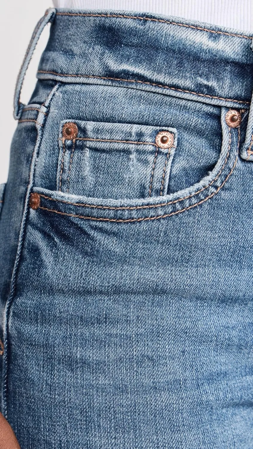High Rise Slim Straight Daily Driver in Inked by Daze Denim