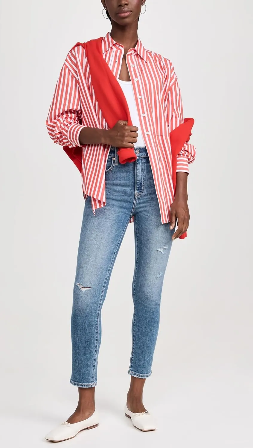High Rise Slim Straight Daily Driver in Inked by Daze Denim