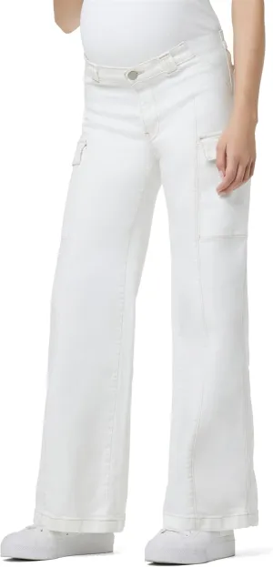 HUDSON Women's Utility Wide Leg Cargo Maternity