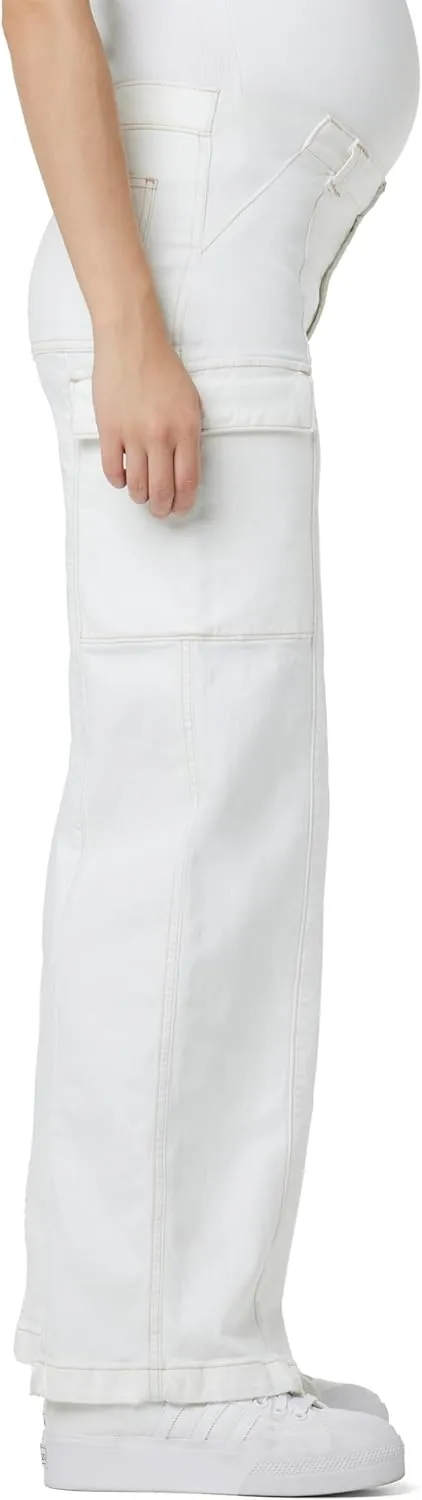 HUDSON Women's Utility Wide Leg Cargo Maternity