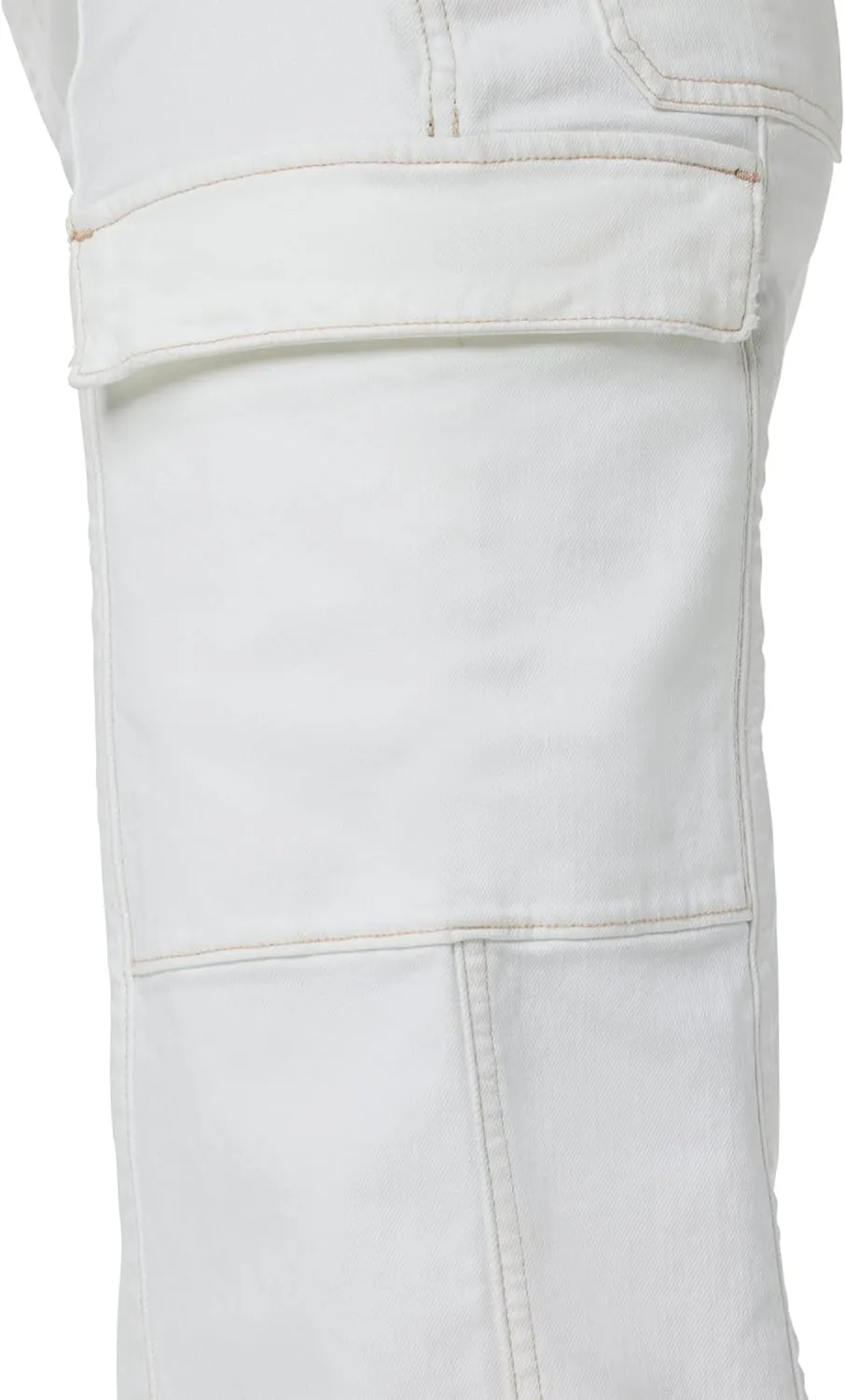 HUDSON Women's Utility Wide Leg Cargo Maternity