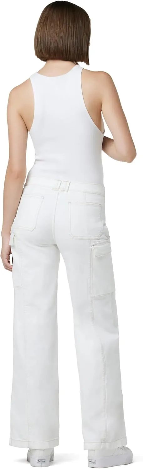 HUDSON Women's Utility Wide Leg Cargo Maternity