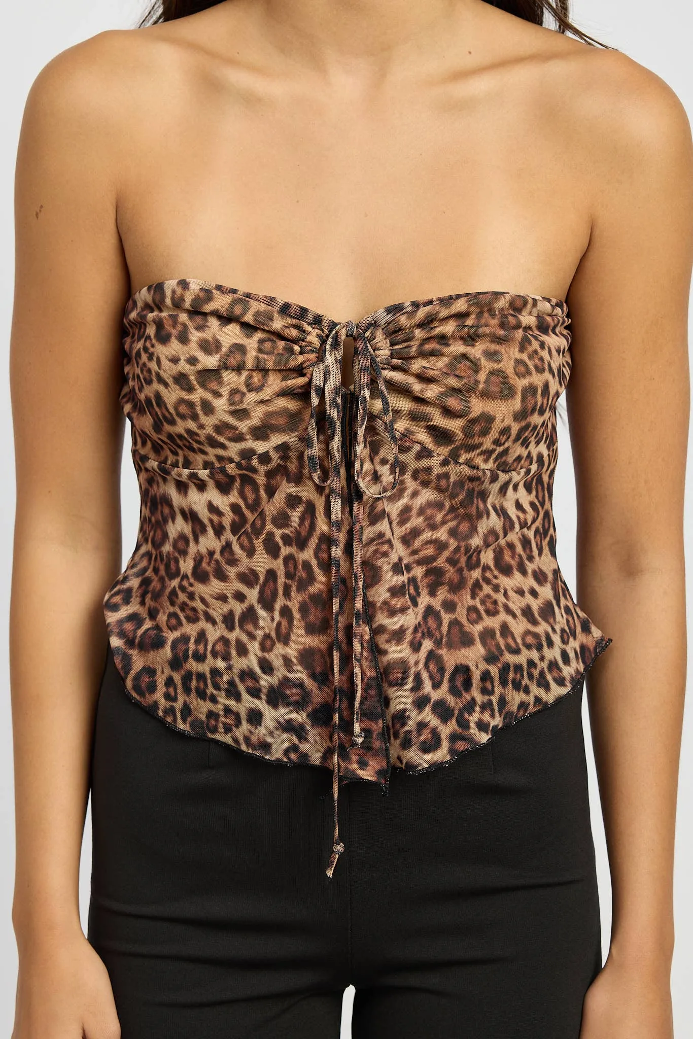 Lana Leopard Top