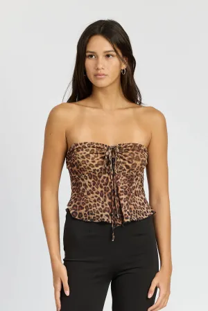 Lana Leopard Top