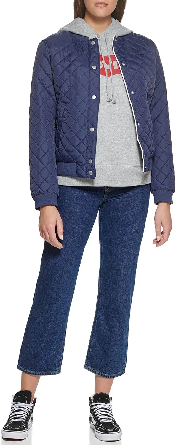 Levi's Women's Diamond Quilted Bomber Jacket (Regular & Plus Size)