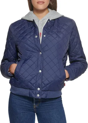 Levi's Women's Diamond Quilted Bomber Jacket (Regular & Plus Size)