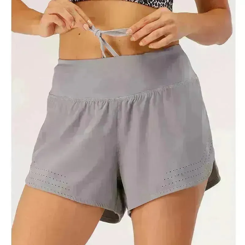 Loose Gym Running Outside Wear Drawstring Yoga Pants Pockets