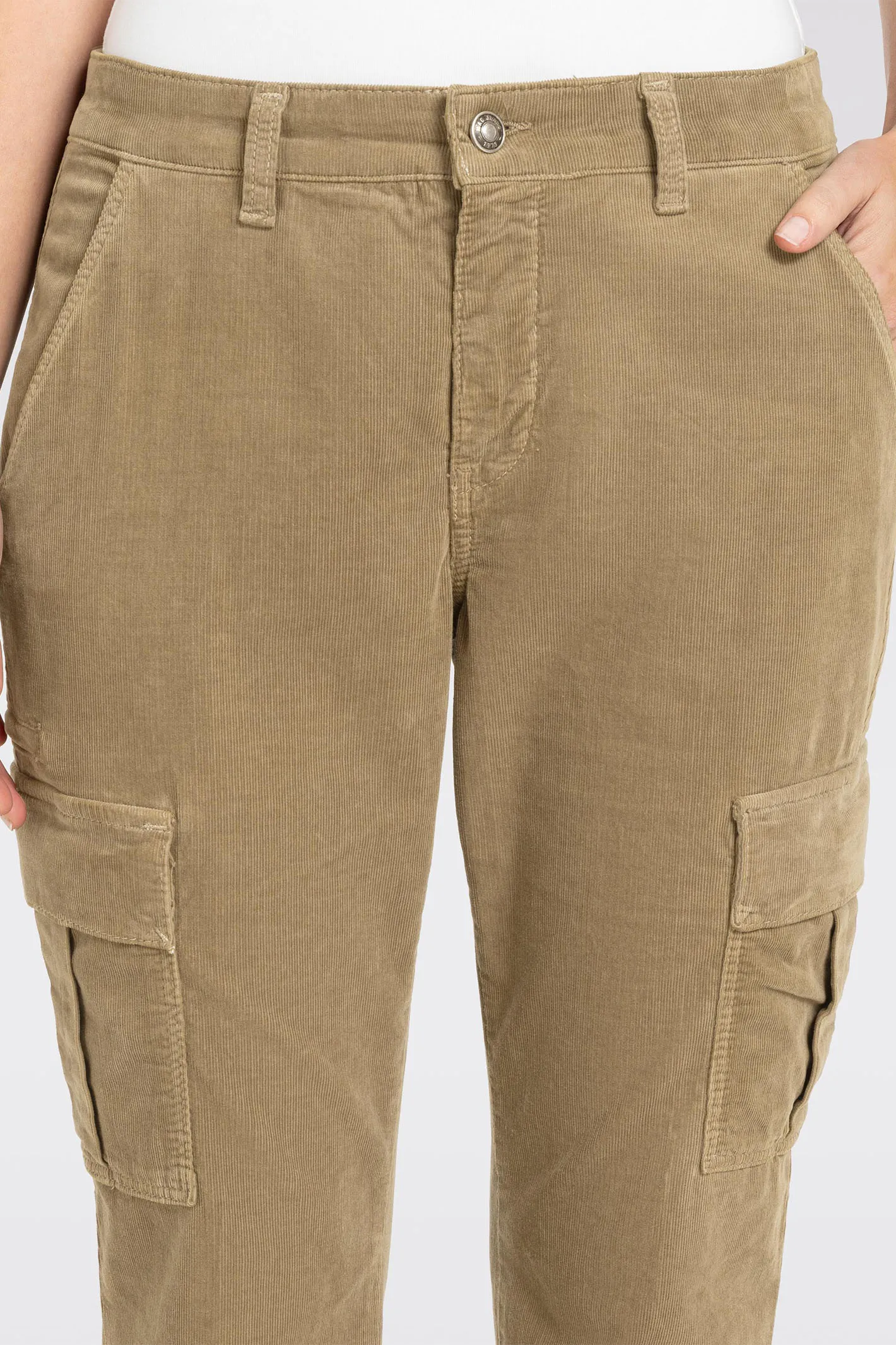Mac 2306-00-0422 Rich Cargo 654R Sea Grass Soft Corduroy Trousers