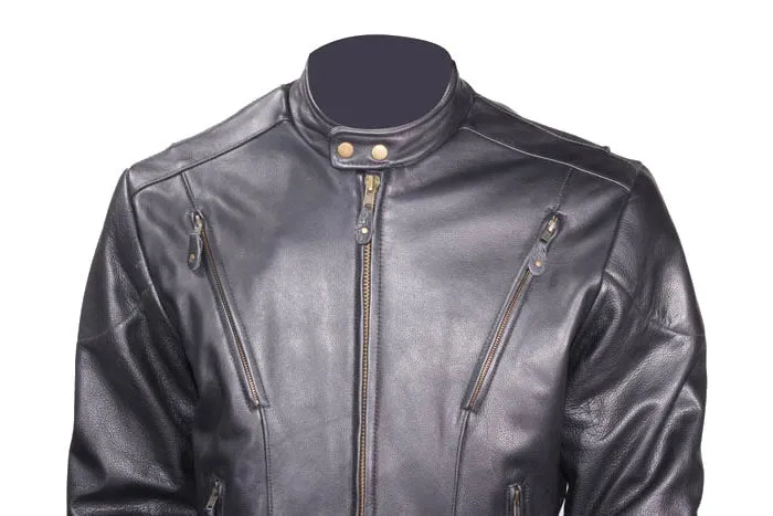Mens Multi Pocket Racer Jacket
