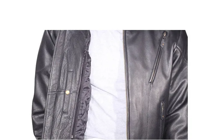 Mens Multi Pocket Racer Jacket