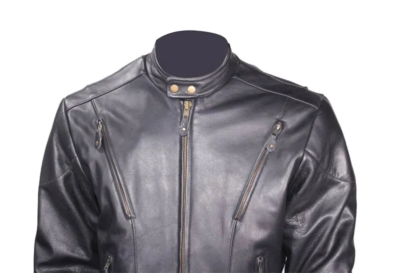 Mens Multi Pocket Racer Jacket