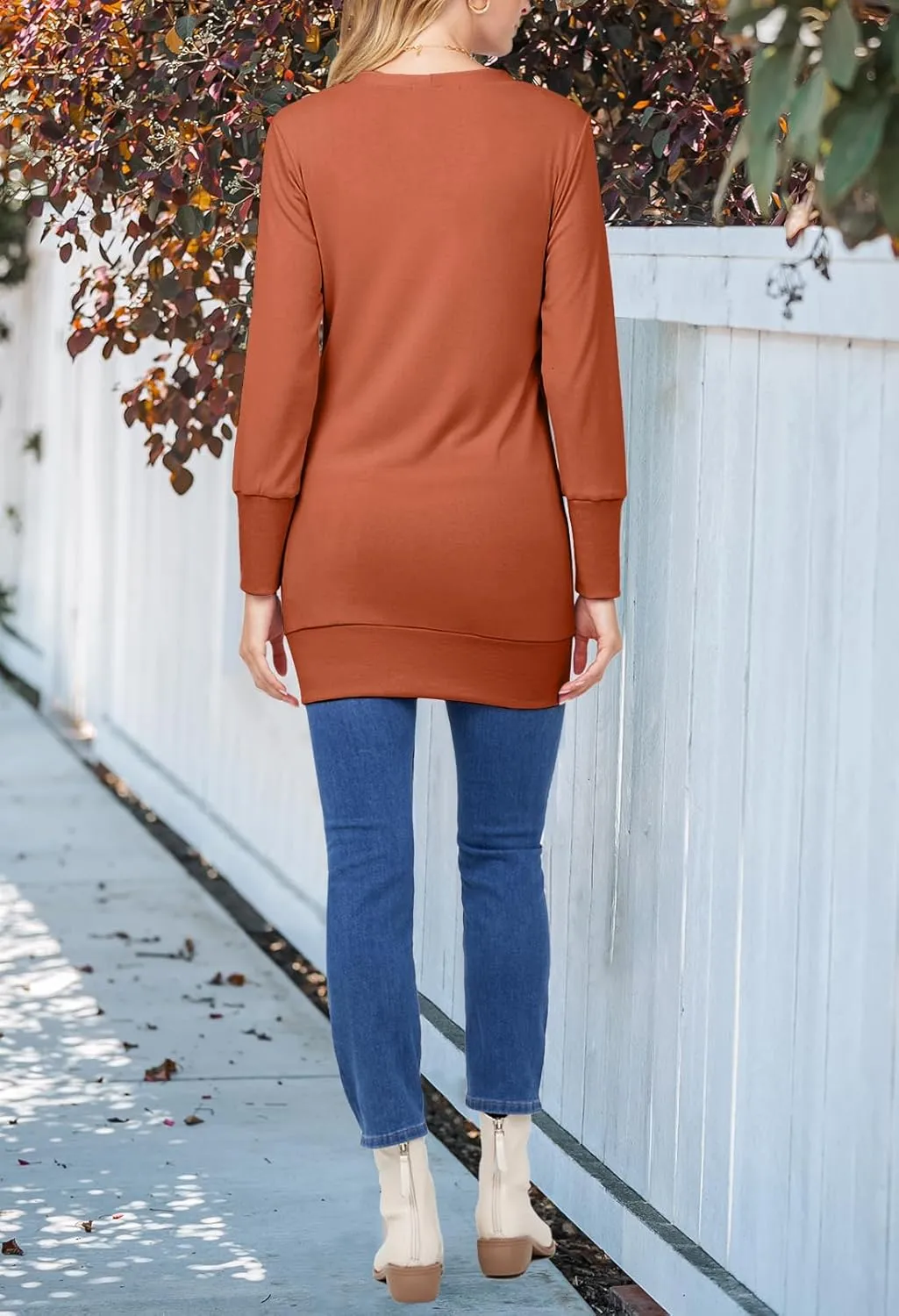 MEROKEETY Women's 2025 Fall Long Sleeve Snap Button Down Solid Color Knit Ribbed Neckline Cardigans