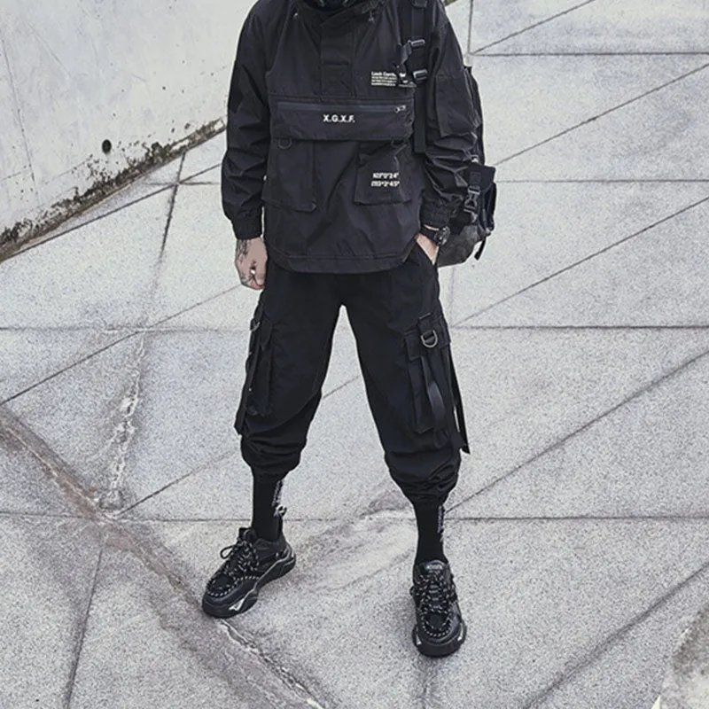 Multi-pocket Hooded Jacket