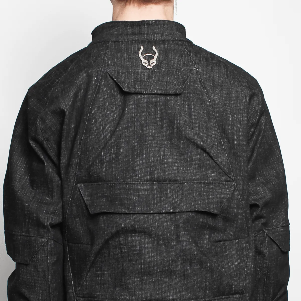 MULTI POCKET JACKET DARK BLUE DENIM