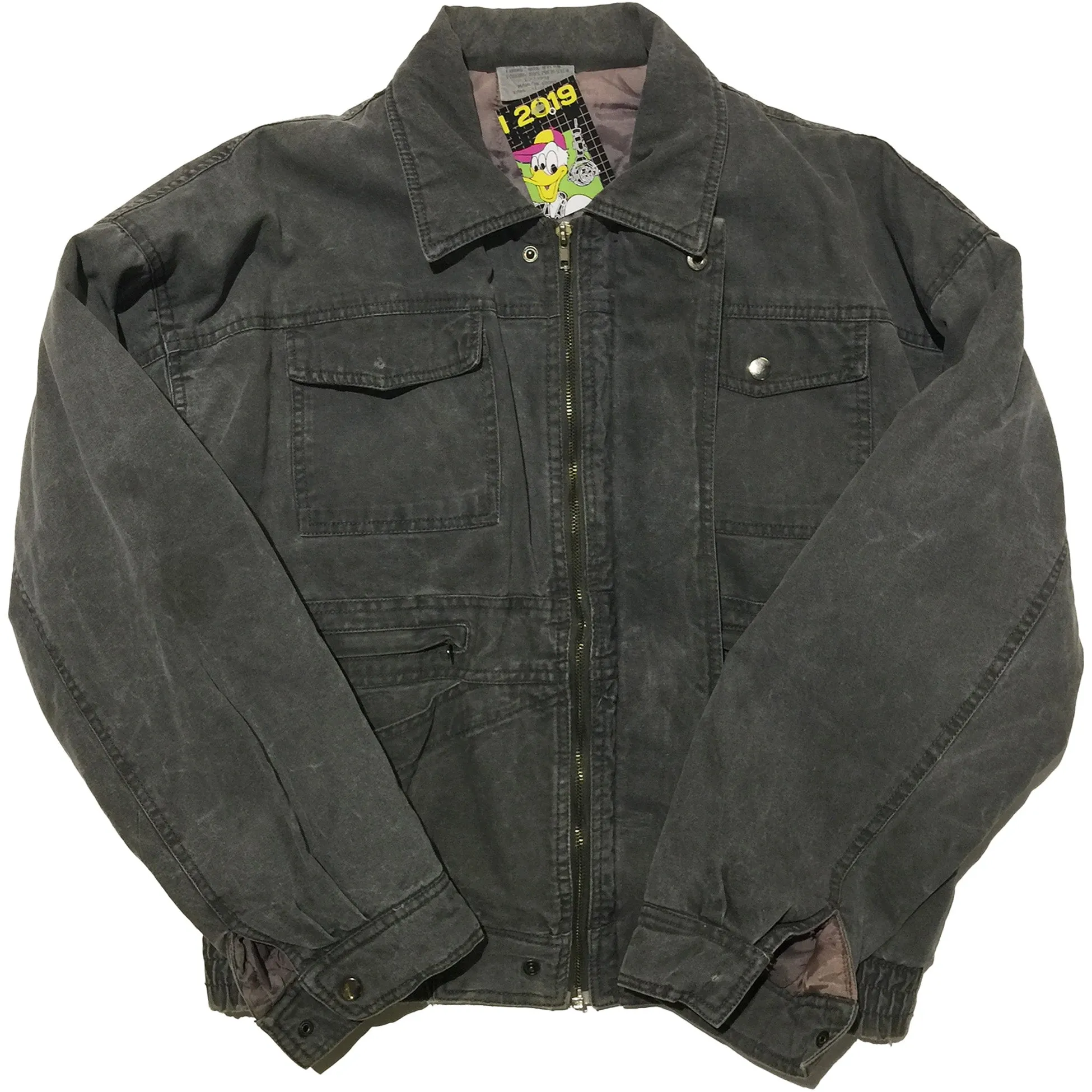 Multi Pocket Utility Grey Jacket