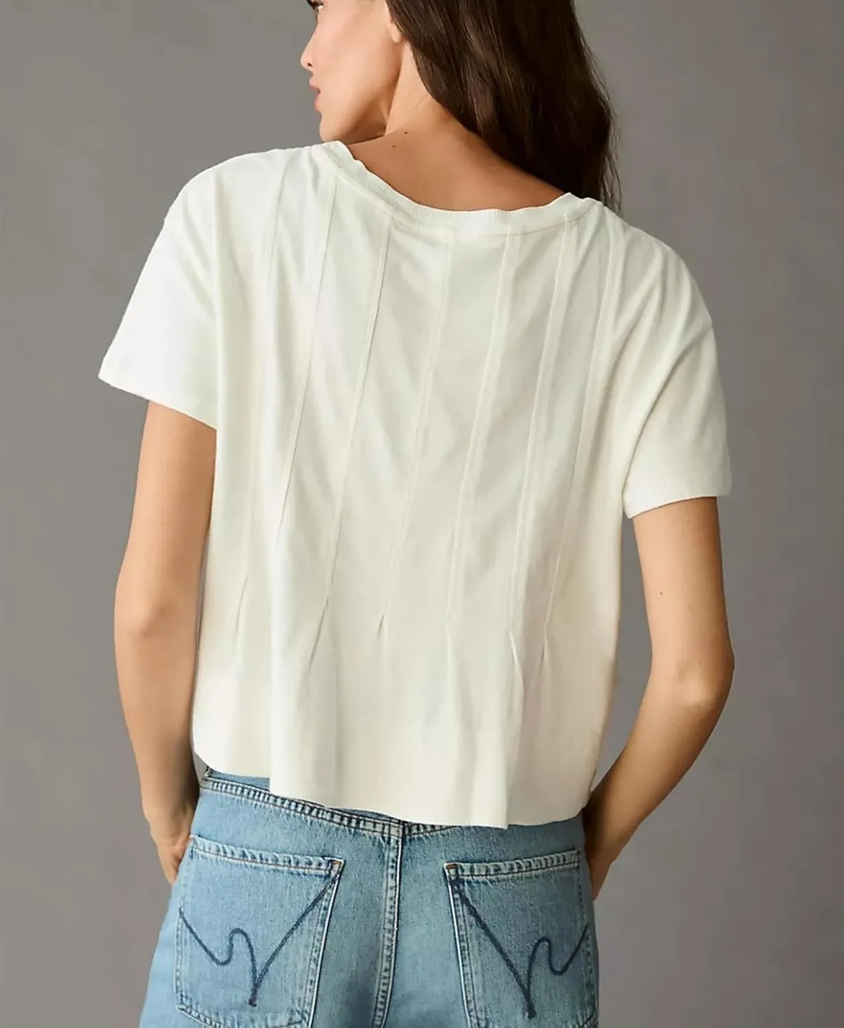 OPCAKM Womens Summer Pleated Swing Tee Casual Babydoll Peplum Tunic Shirts Tops