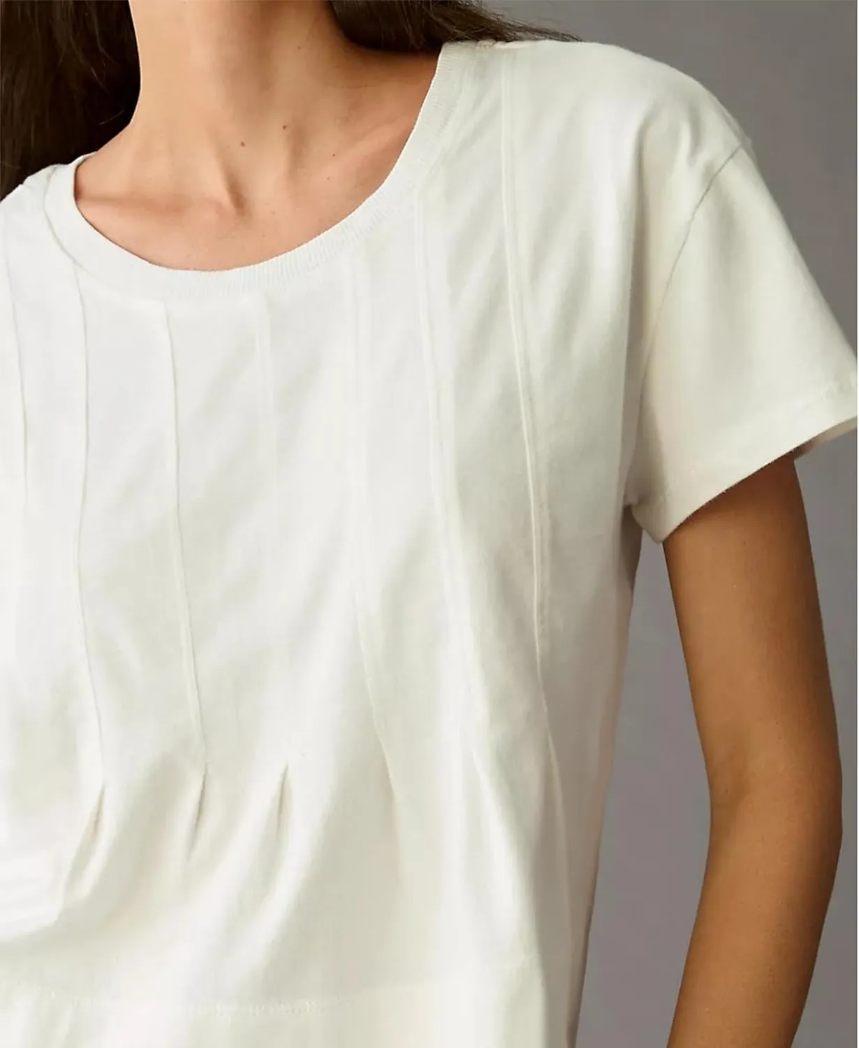 OPCAKM Womens Summer Pleated Swing Tee Casual Babydoll Peplum Tunic Shirts Tops