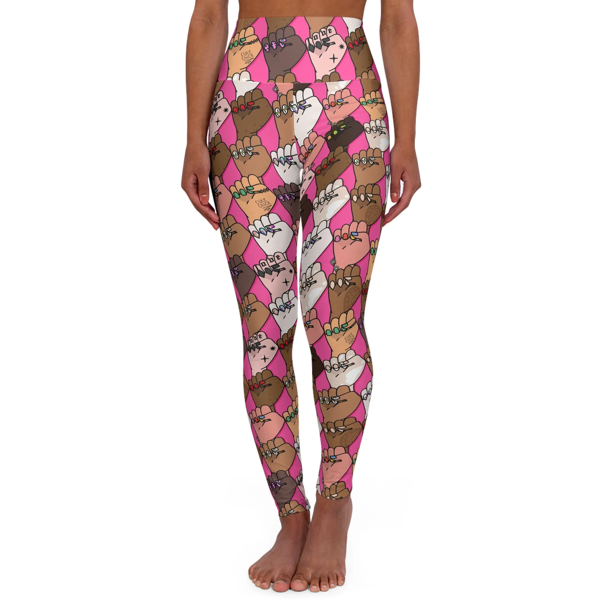 Raising Our Voices High Waisted Yoga Leggings