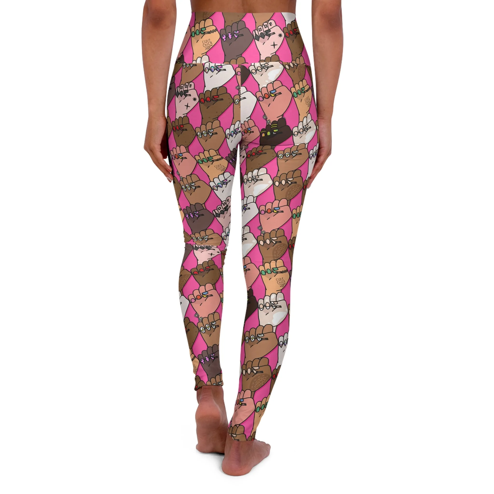 Raising Our Voices High Waisted Yoga Leggings