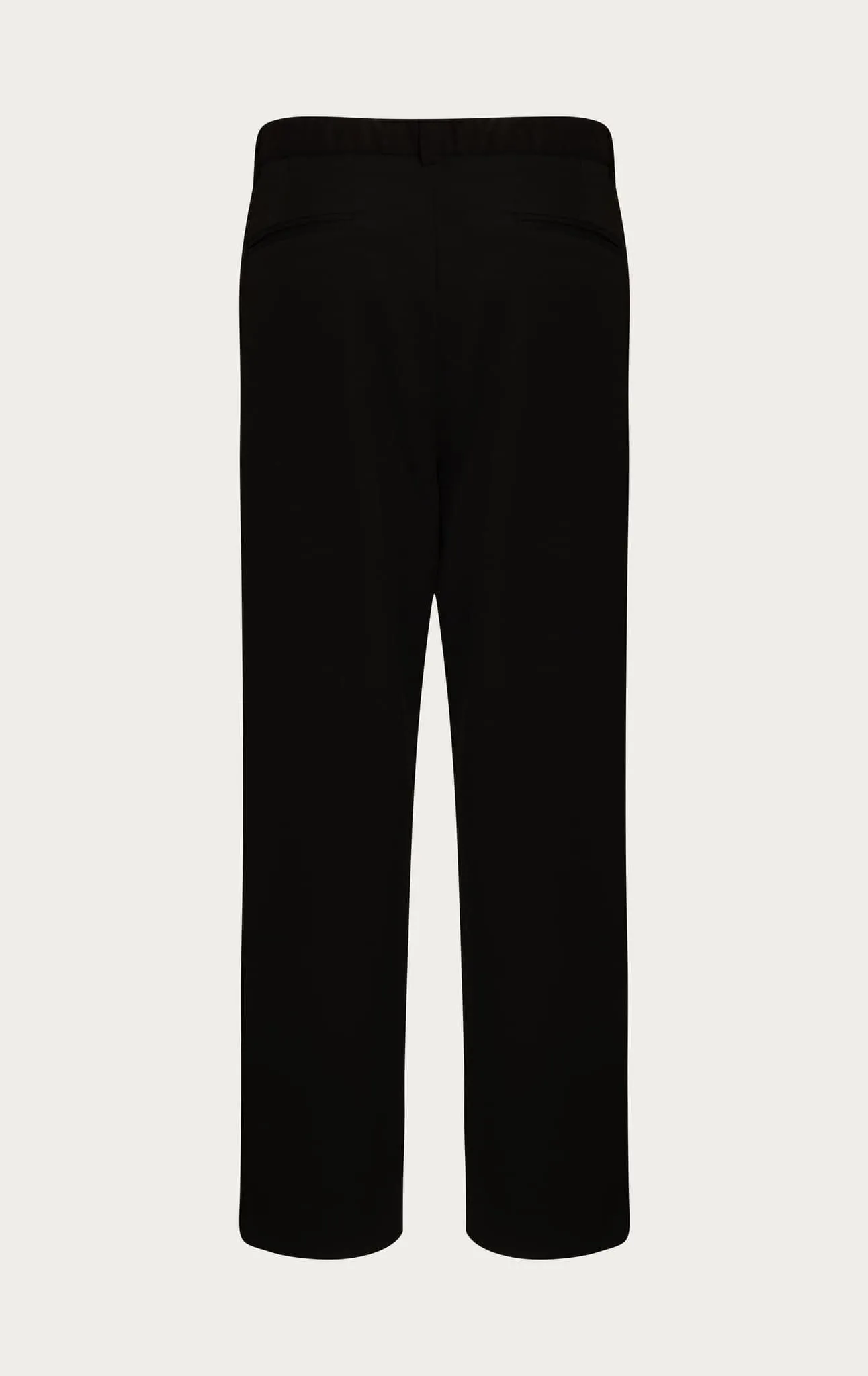 Relaxed Fit Slouchy Pants - Black