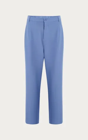 Relaxed Fit Slouchy Pants - Blue