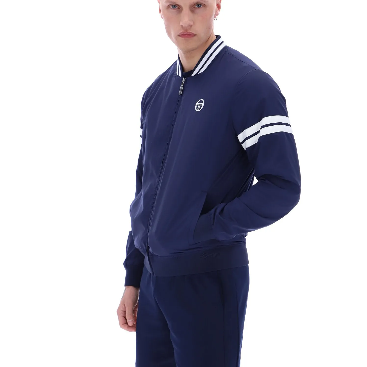 Sergio Tacchini Grello Bomber Jacket Navy
