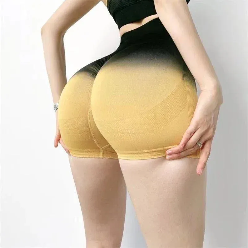 Sexy High Waist Color Changing Hip Lifting Fit Shorts