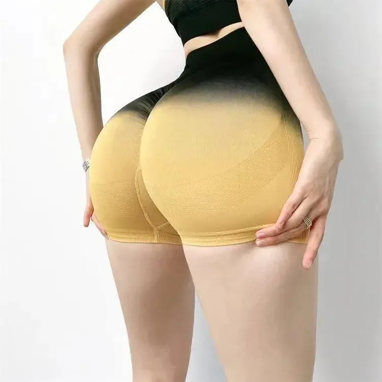 Sexy High Waist Color Changing Hip Lifting Fit Shorts