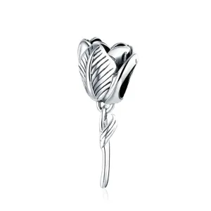Silver Tulip Charm