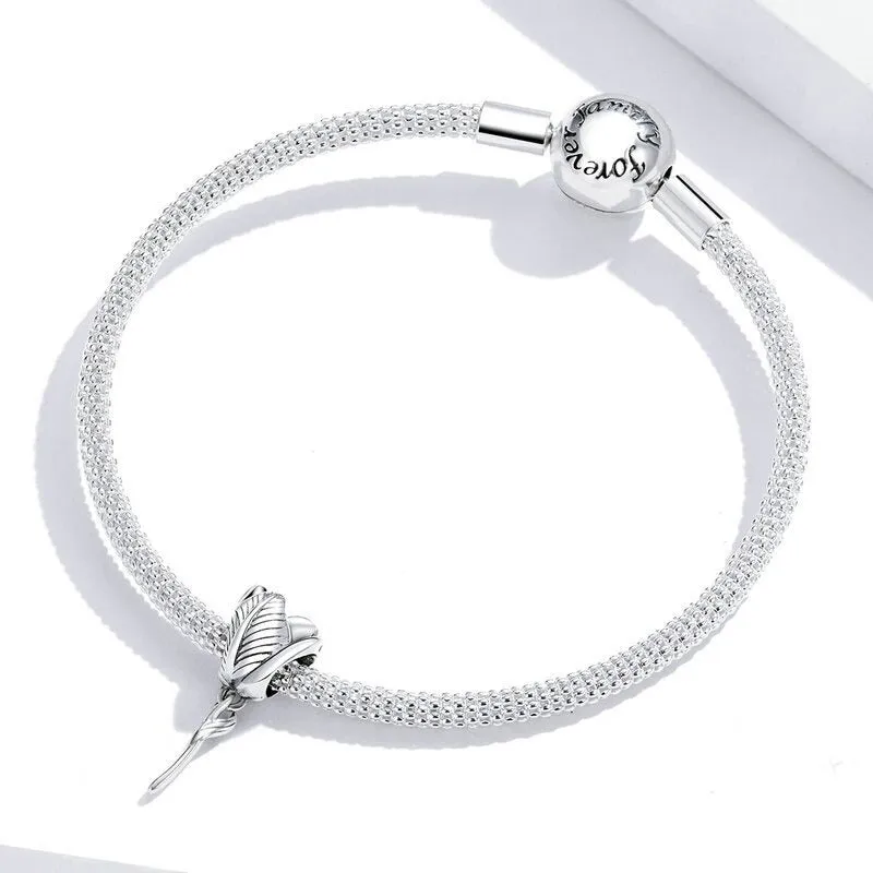 Silver Tulip Charm