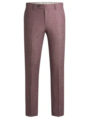 SLIM-FIT V-WOOL BUKSE Rød