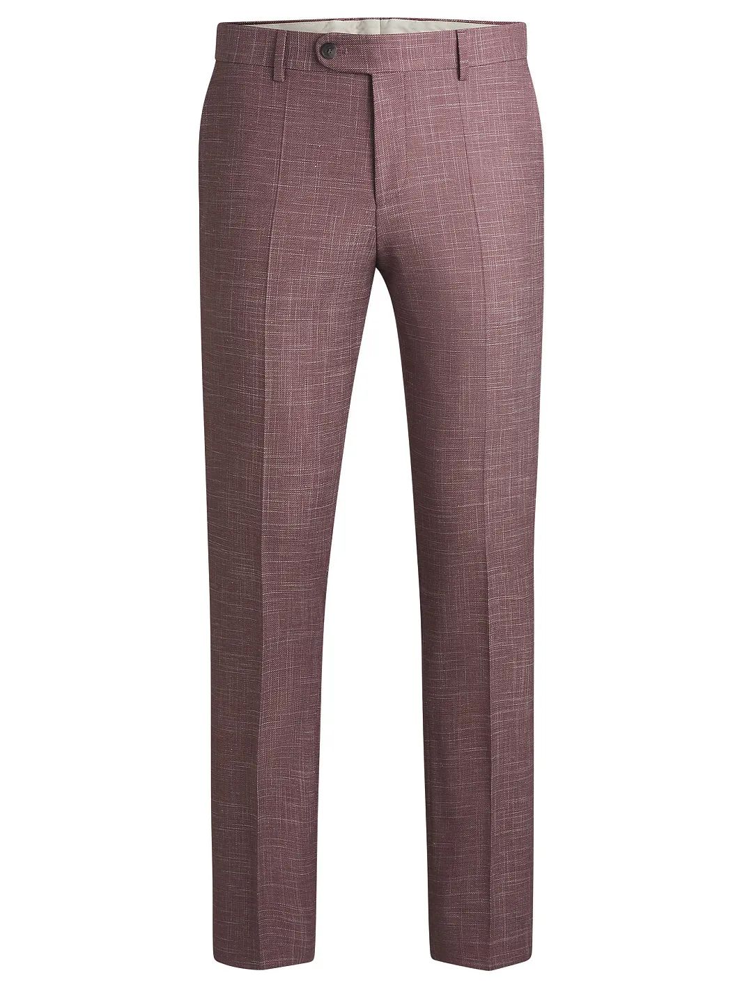 SLIM-FIT V-WOOL BUKSE Rød