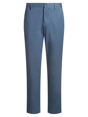 STRETCH-COTTON TROUSERS Blå