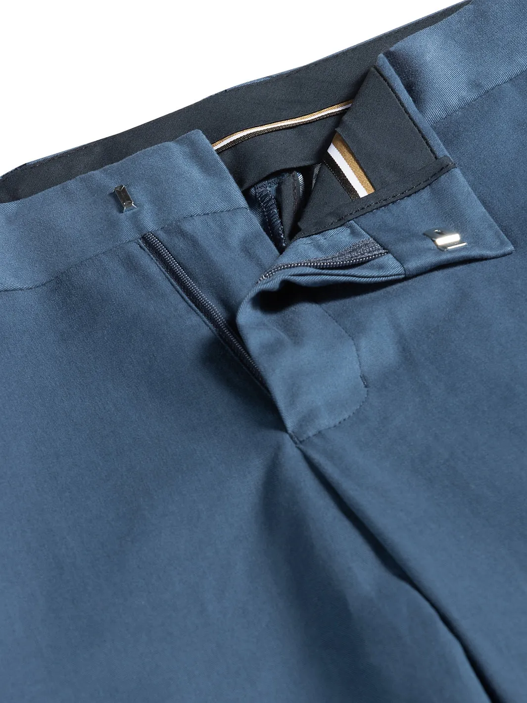 STRETCH-COTTON TROUSERS Blå