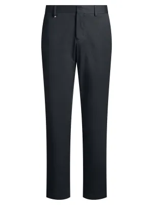 STRETCH-COTTON TROUSERS Marine